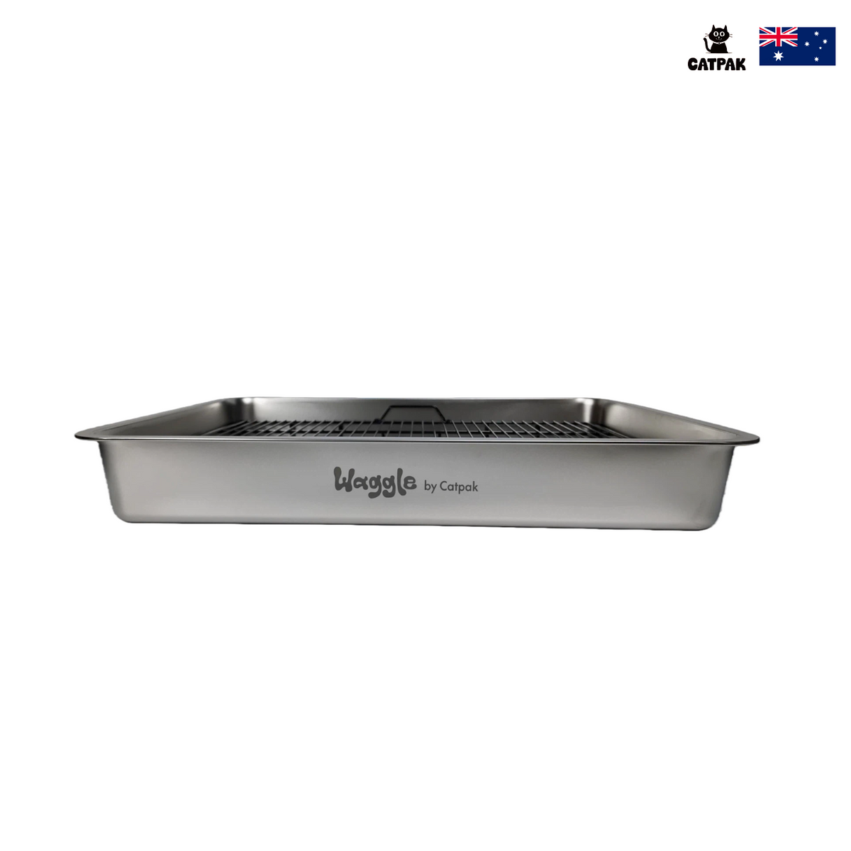 Waggle Steel Dog Toilet | Stainless steel base | Antibacterial and deodorizing