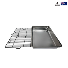 Waggle Steel Dog Toilet | Stainless steel base | Antibacterial and deodorizing